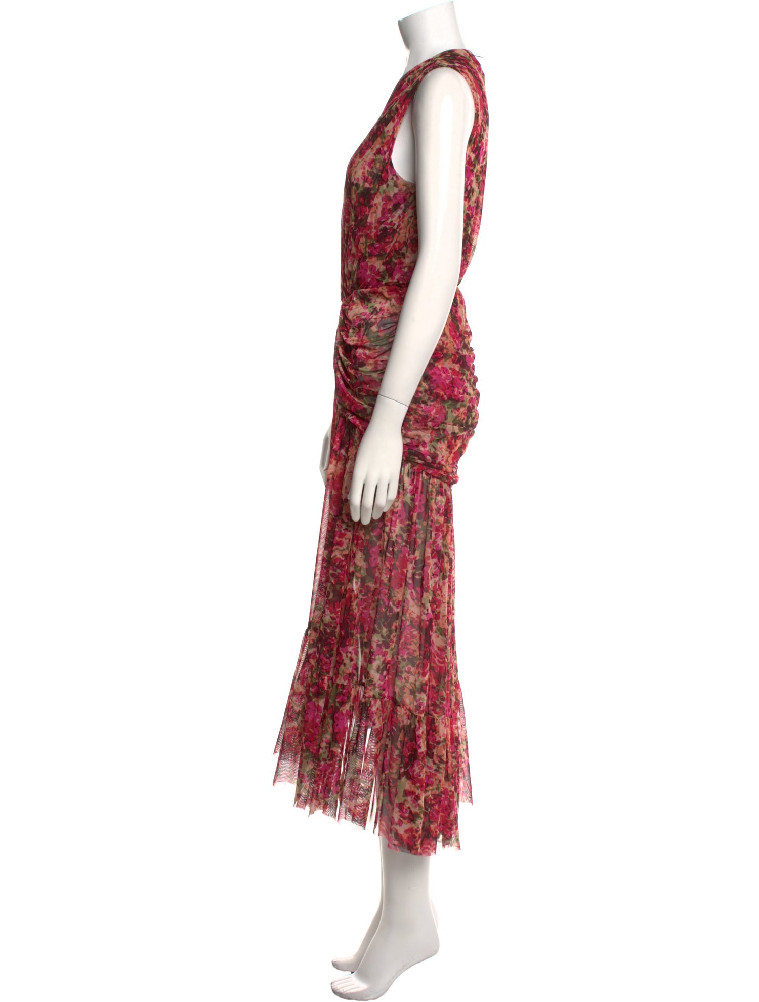 MISA Los Angeles Printed Long Dress w/ Tags