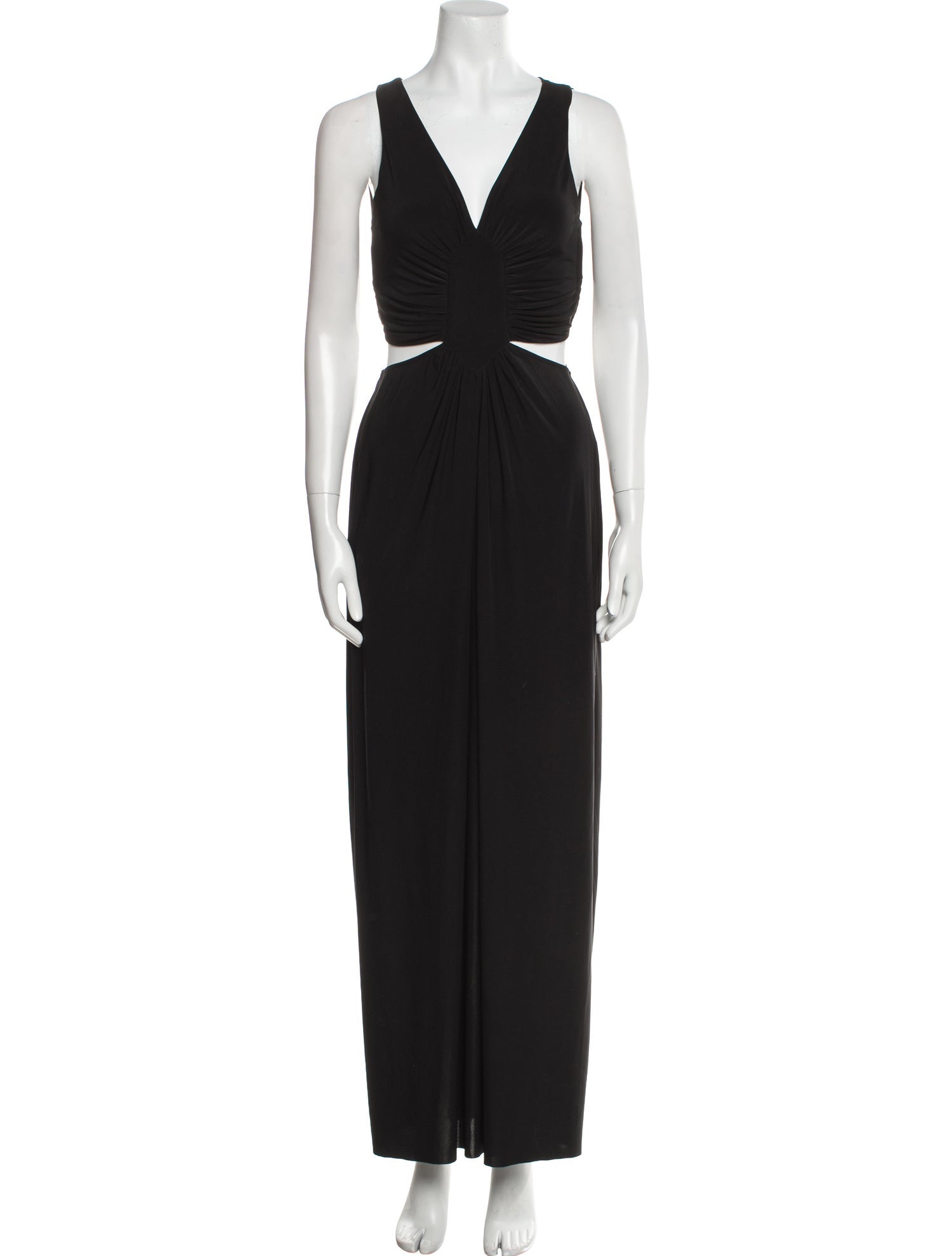 MISA Los Angeles V-Neck Long Dress w/ Tags