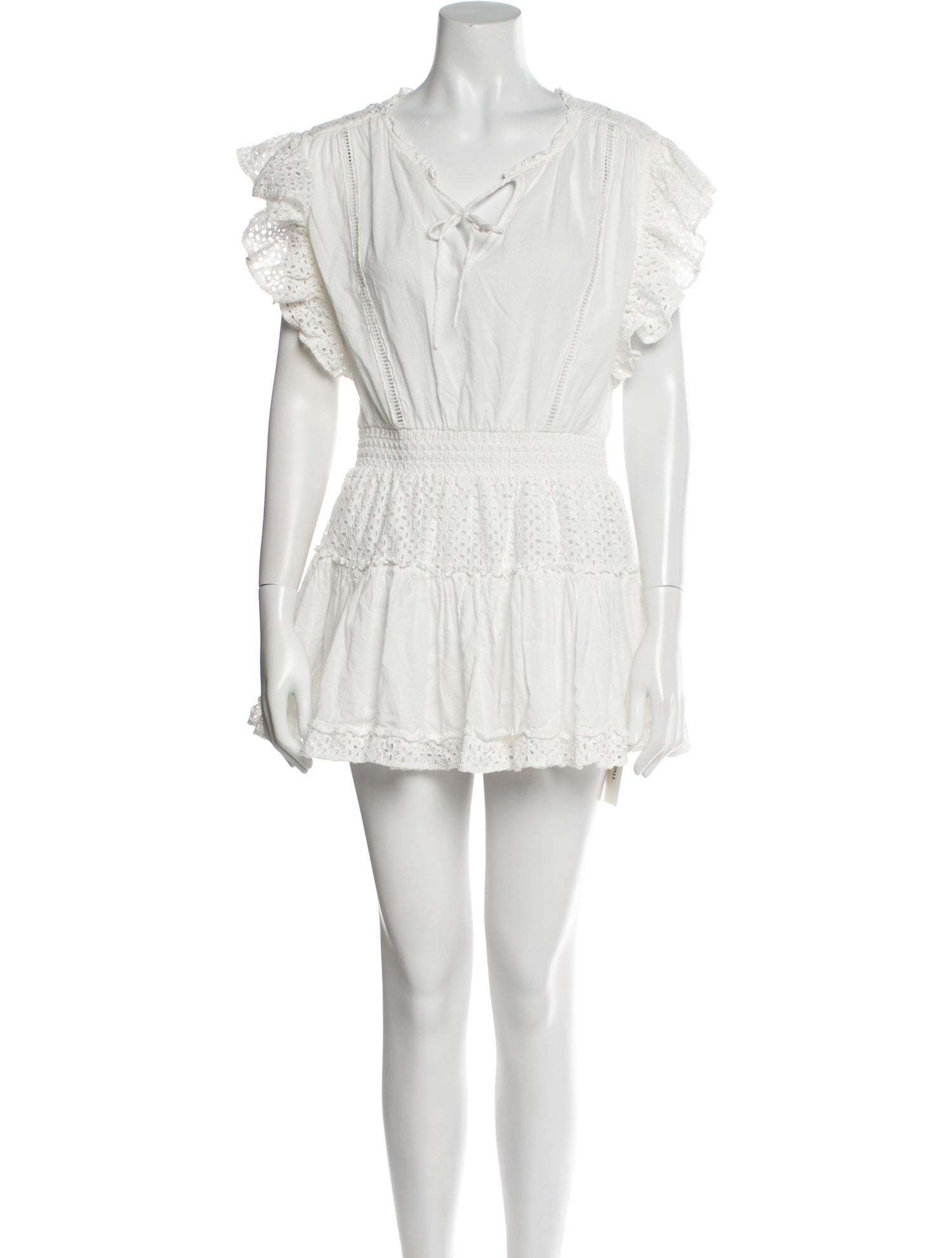 MISA Los Angeles V-Neck Mini Dress