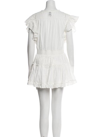 MISA Los Angeles V-Neck Mini Dress