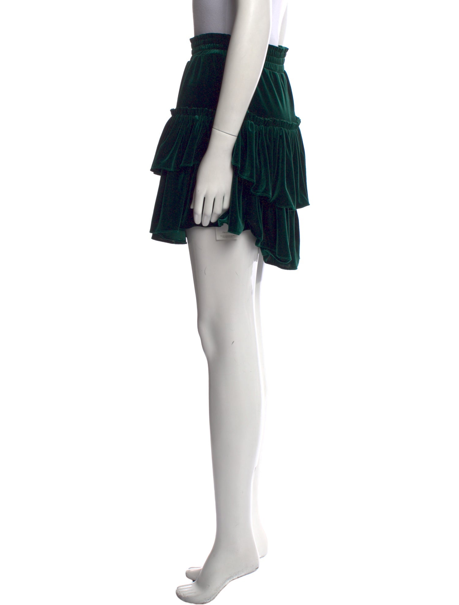 MISA Los Angeles Striped Mini Skirt