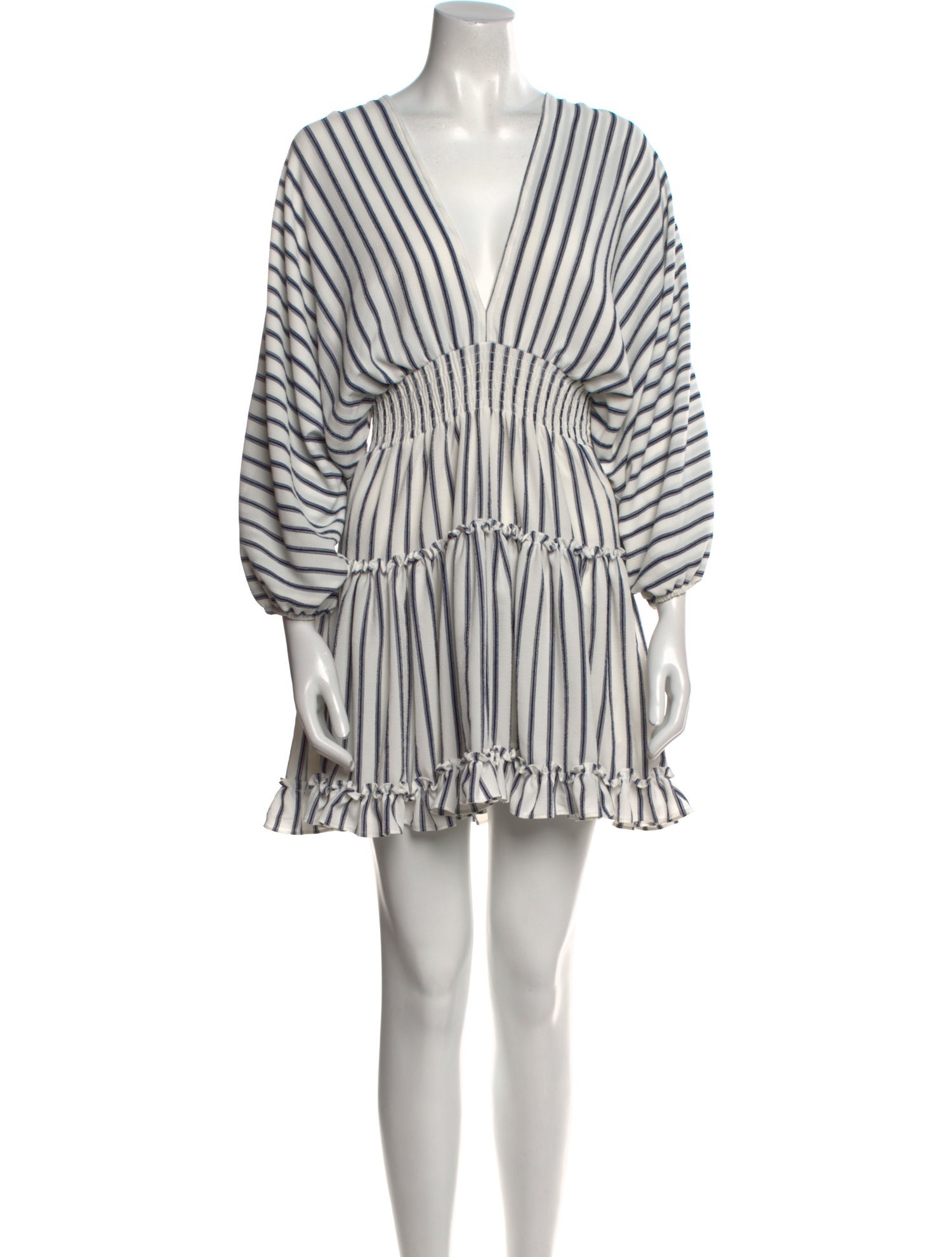 MISA Los Angeles Striped Mini Dress