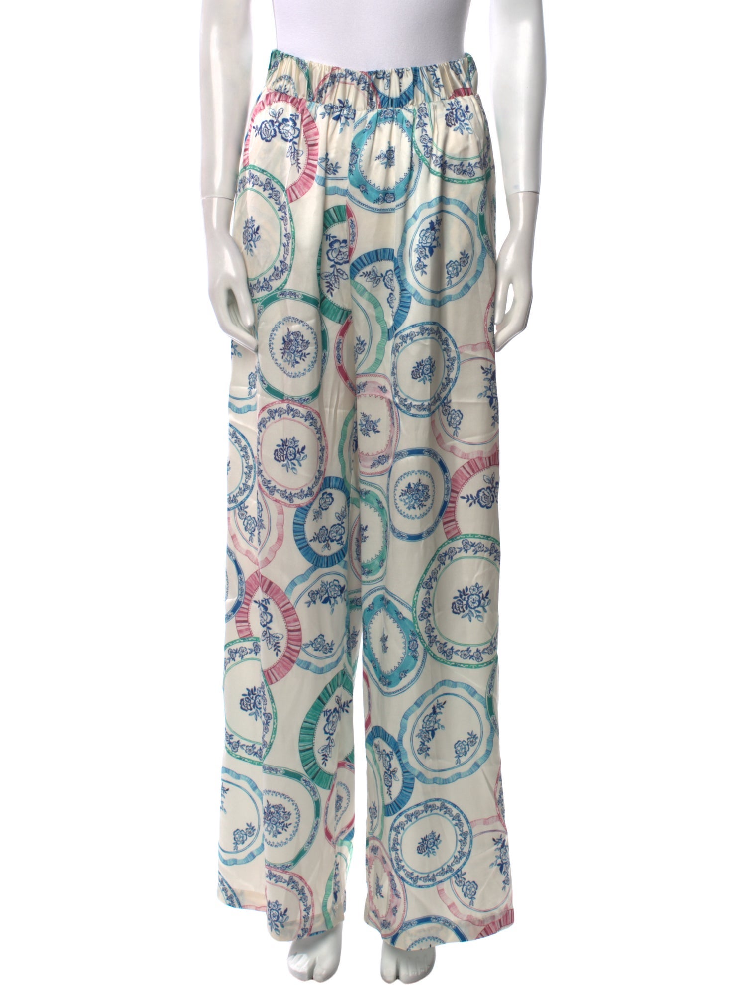MISA Los Angeles Printed Wide Leg Pants w/ Tags
