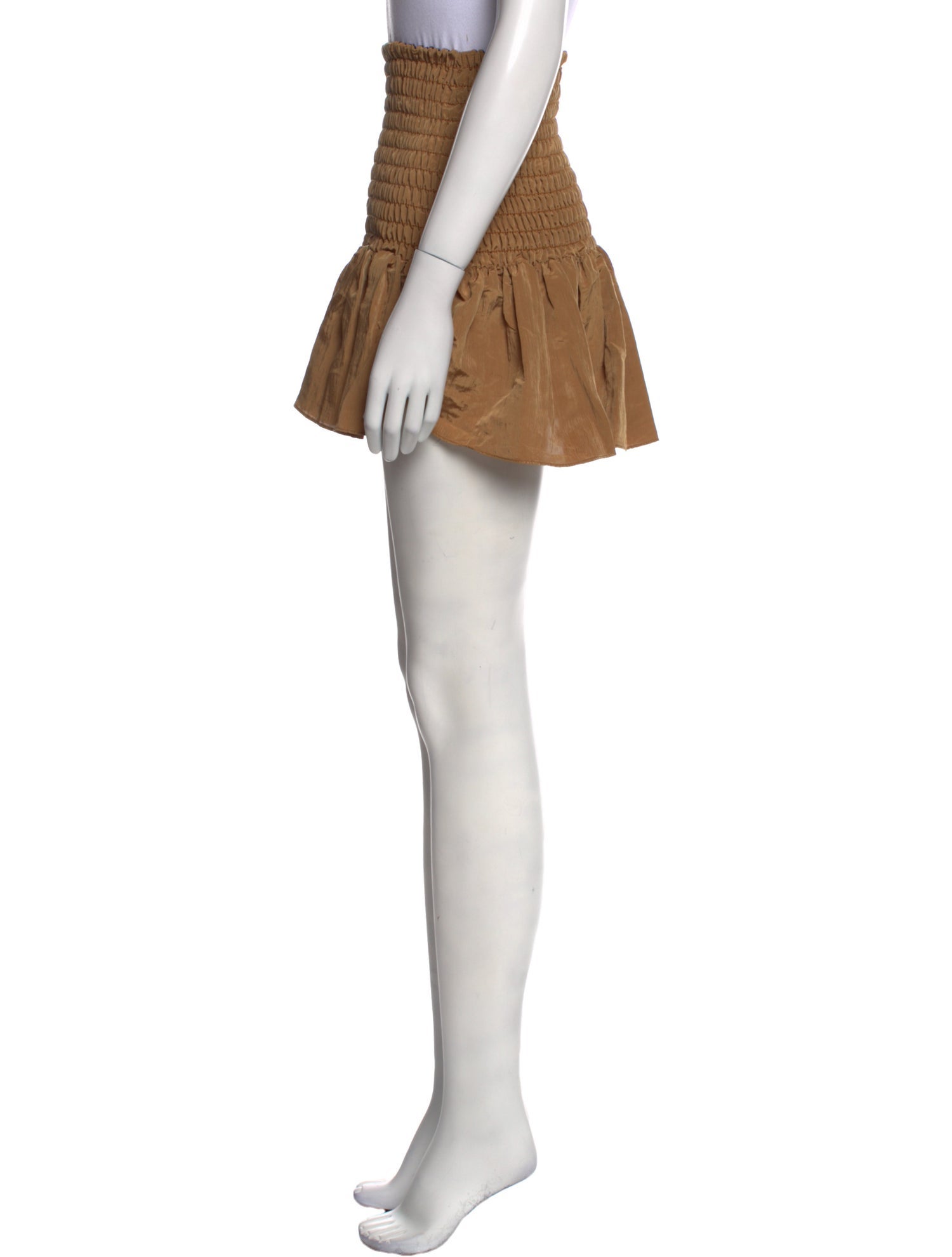 MISA Los Angeles Ruffle Embellishment Mini Skirt