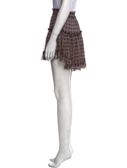 MISA Los Angeles Tweed Pattern Mini Skirt
