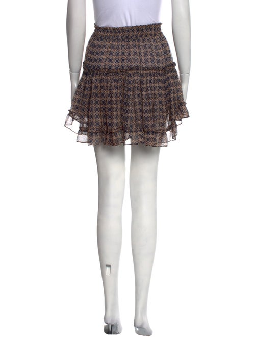 MISA Los Angeles Tweed Pattern Mini Skirt