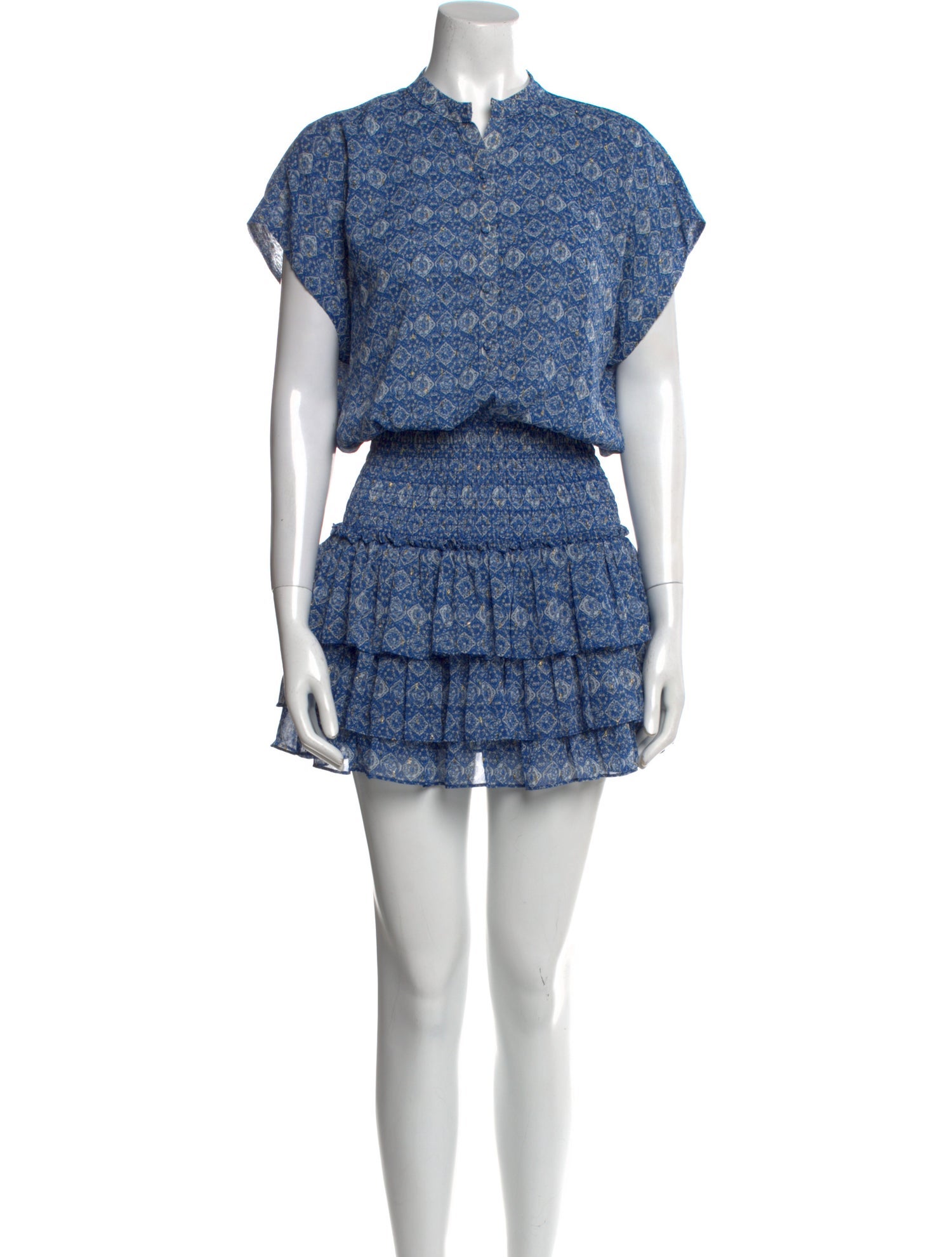 MISA Los Angeles Printed Mini Dress