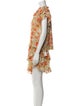 MISA Los Angeles Floral Print Embroidered Accent Skirt Set
