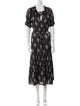 MISA Los Angeles Floral Print Long Dress