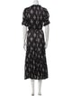 MISA Los Angeles Floral Print Long Dress