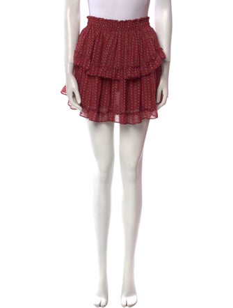 MISA Los Angeles Striped Mini Skirt