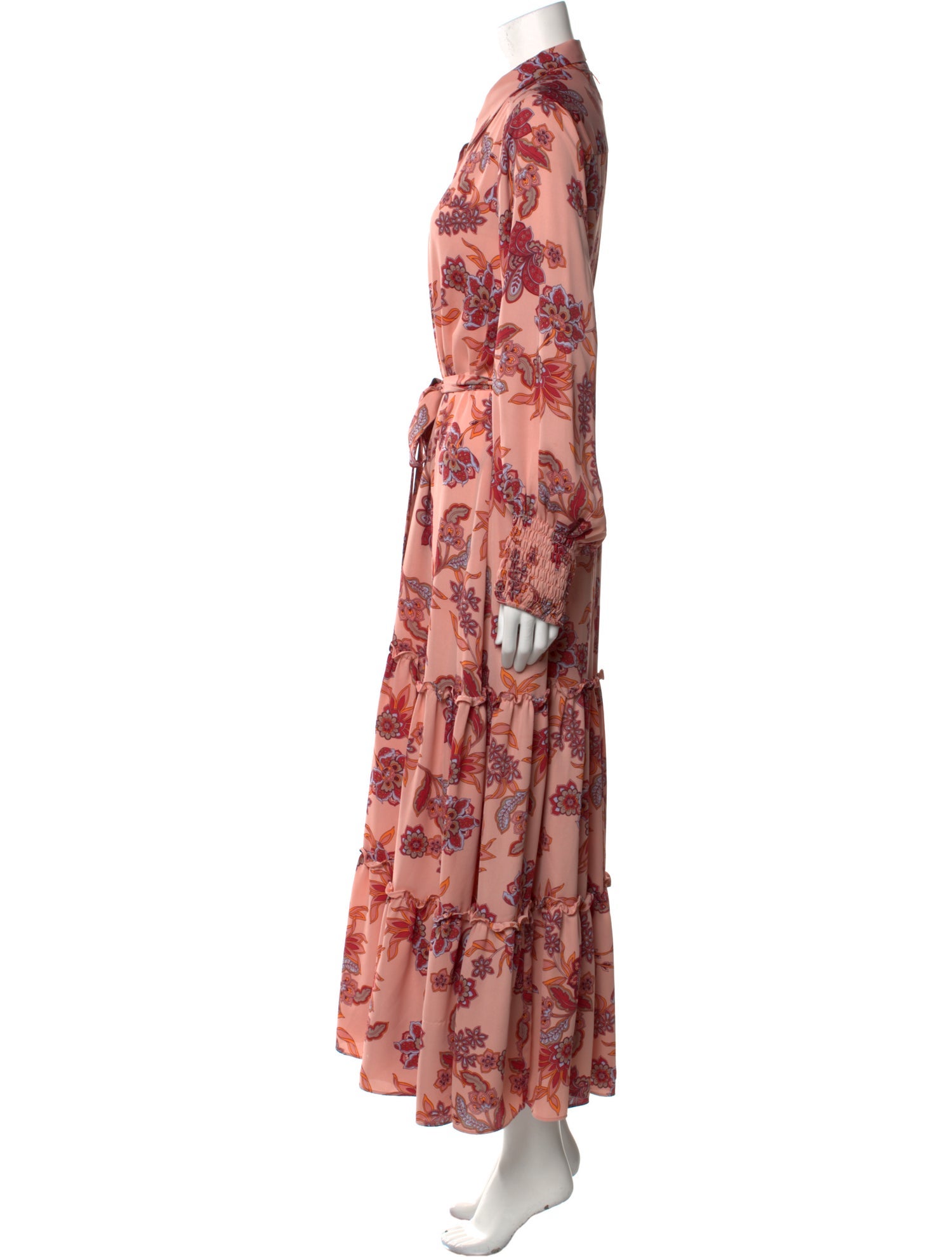 MISA Los Angeles Floral Print Long Dress