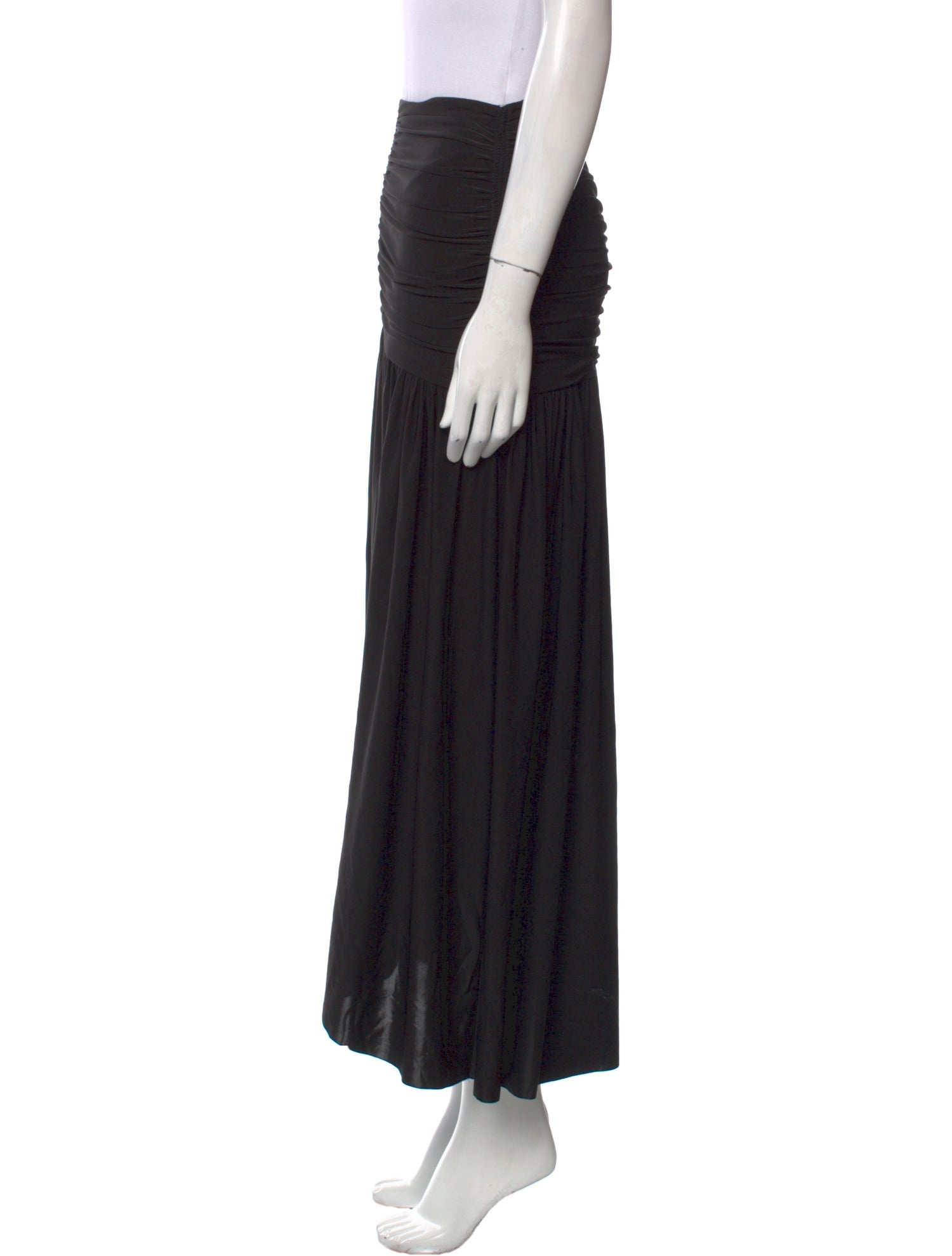 MISA Los Angeles Ruffle Embellishment Midi Length Skirt w/ Tags