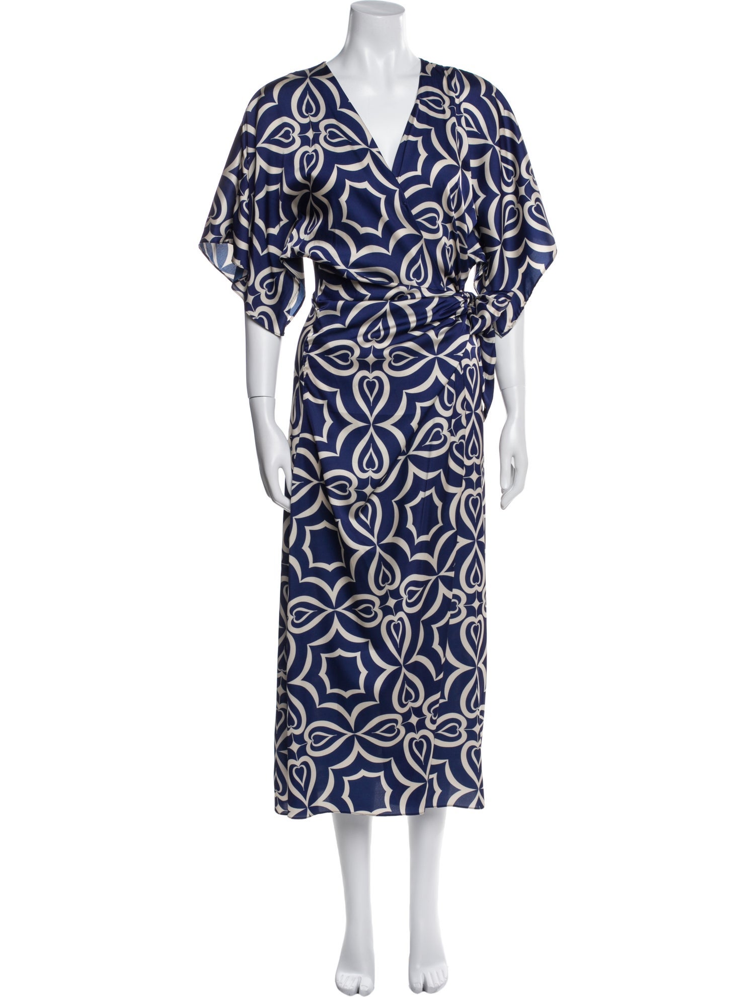 MISA Los Angeles Printed Long Dress