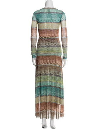 MISA Los Angeles Colorblock Pattern Skirt Set