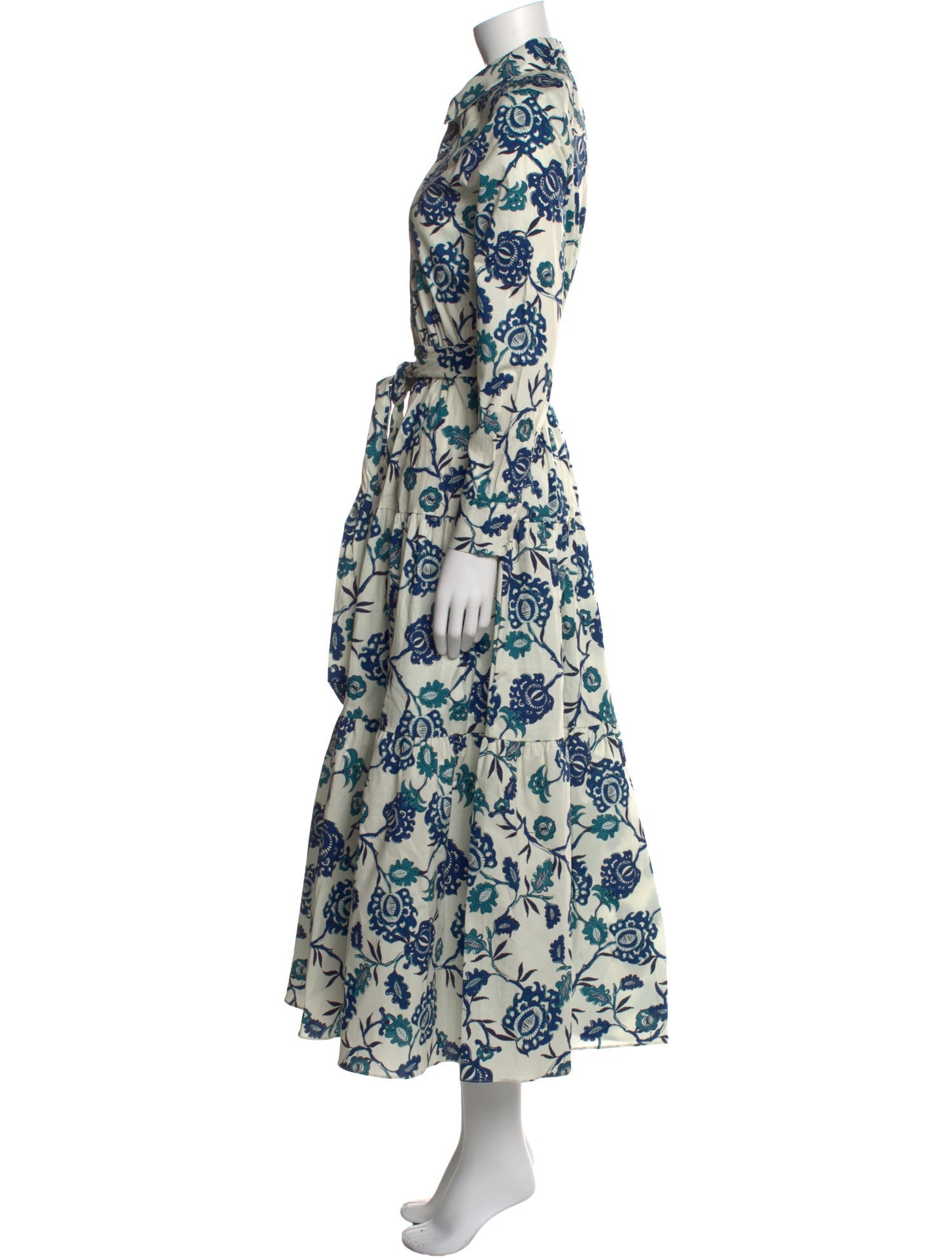 MISA Los Angeles Floral Print Long Dress