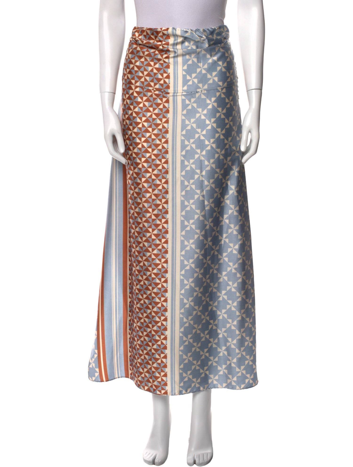 MISA Los Angeles Printed Long Skirt