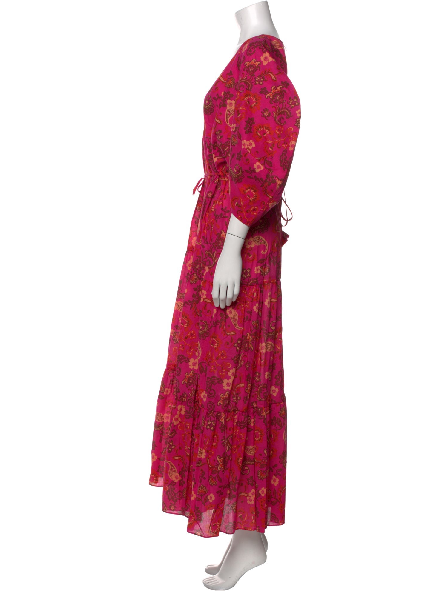 MISA Los Angeles Floral Print Long Dress