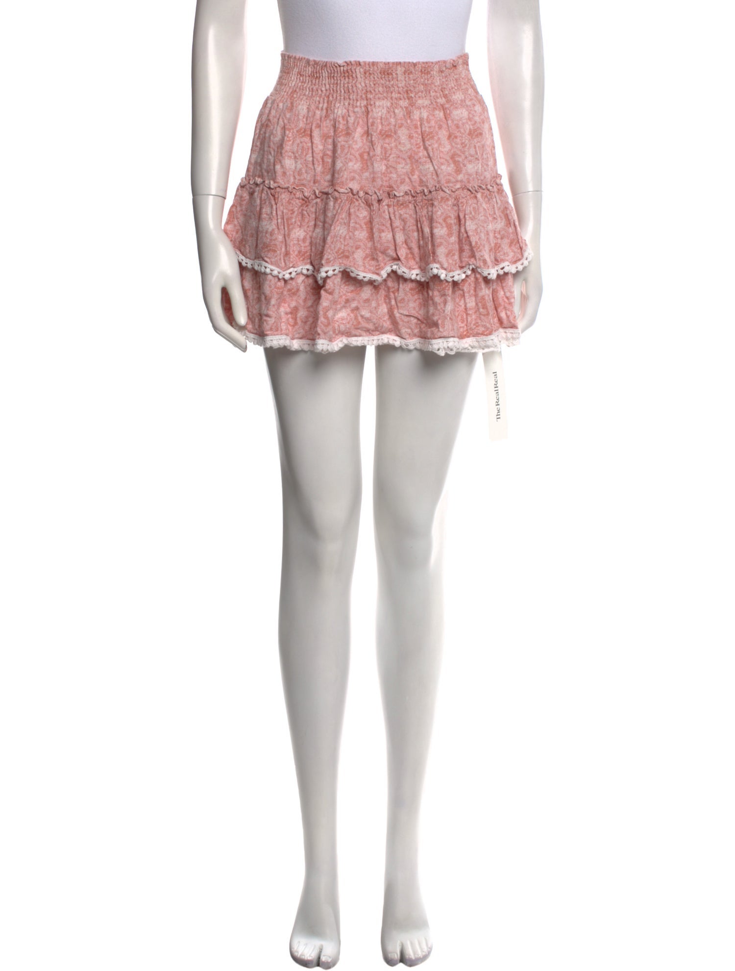 MISA Los Angeles Printed Mini Skirt