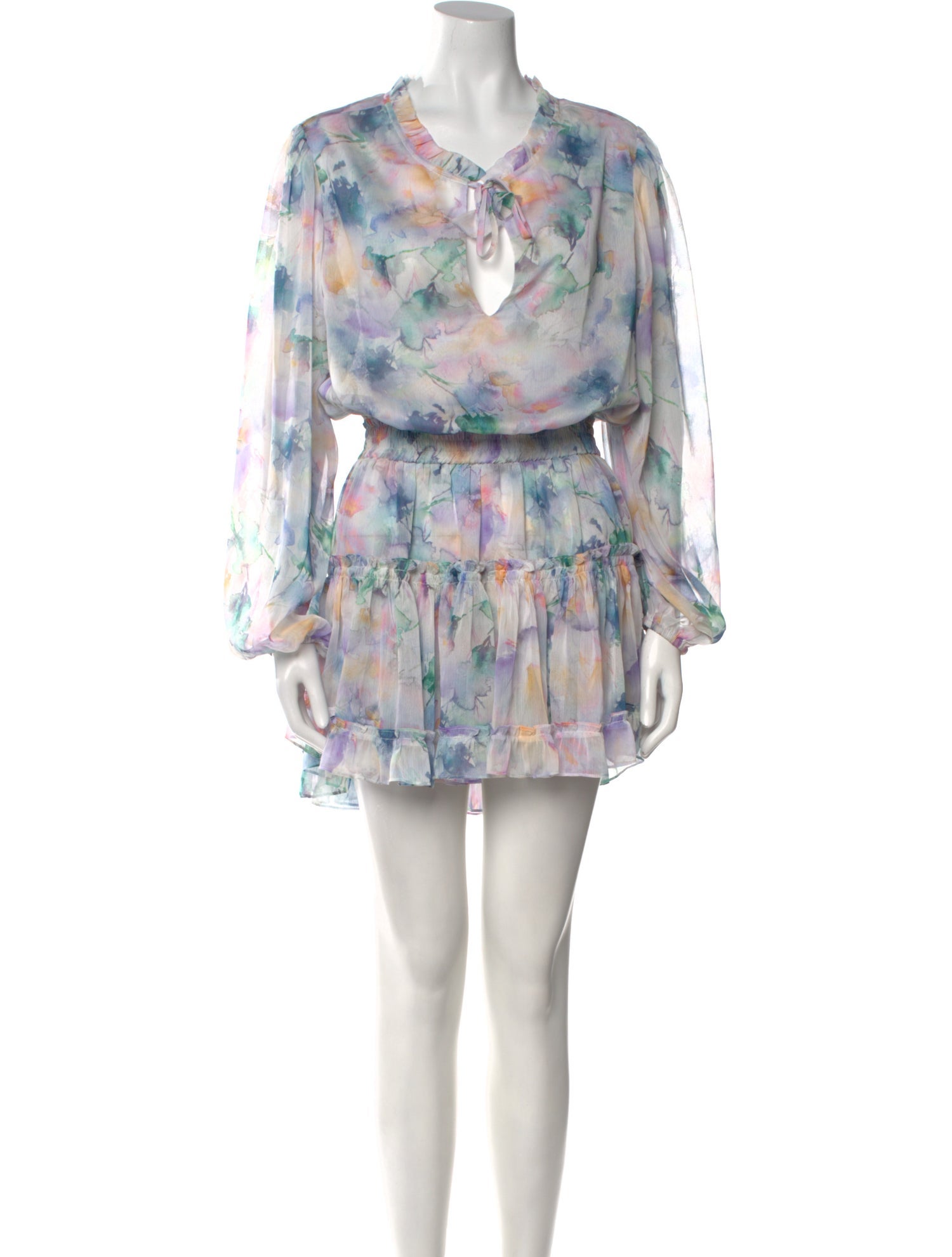 MISA Los Angeles Printed Mini Dress