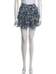 MISA Los Angeles Floral Print Mini Skirt