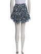 MISA Los Angeles Floral Print Mini Skirt