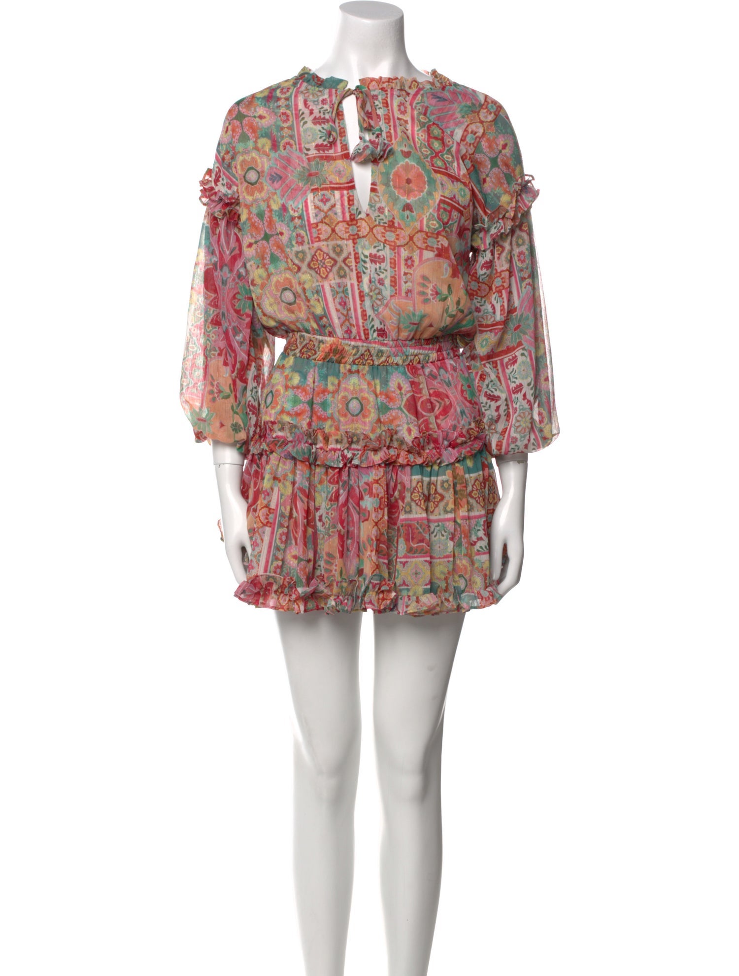 MISA Los Angeles Printed Mini Dress