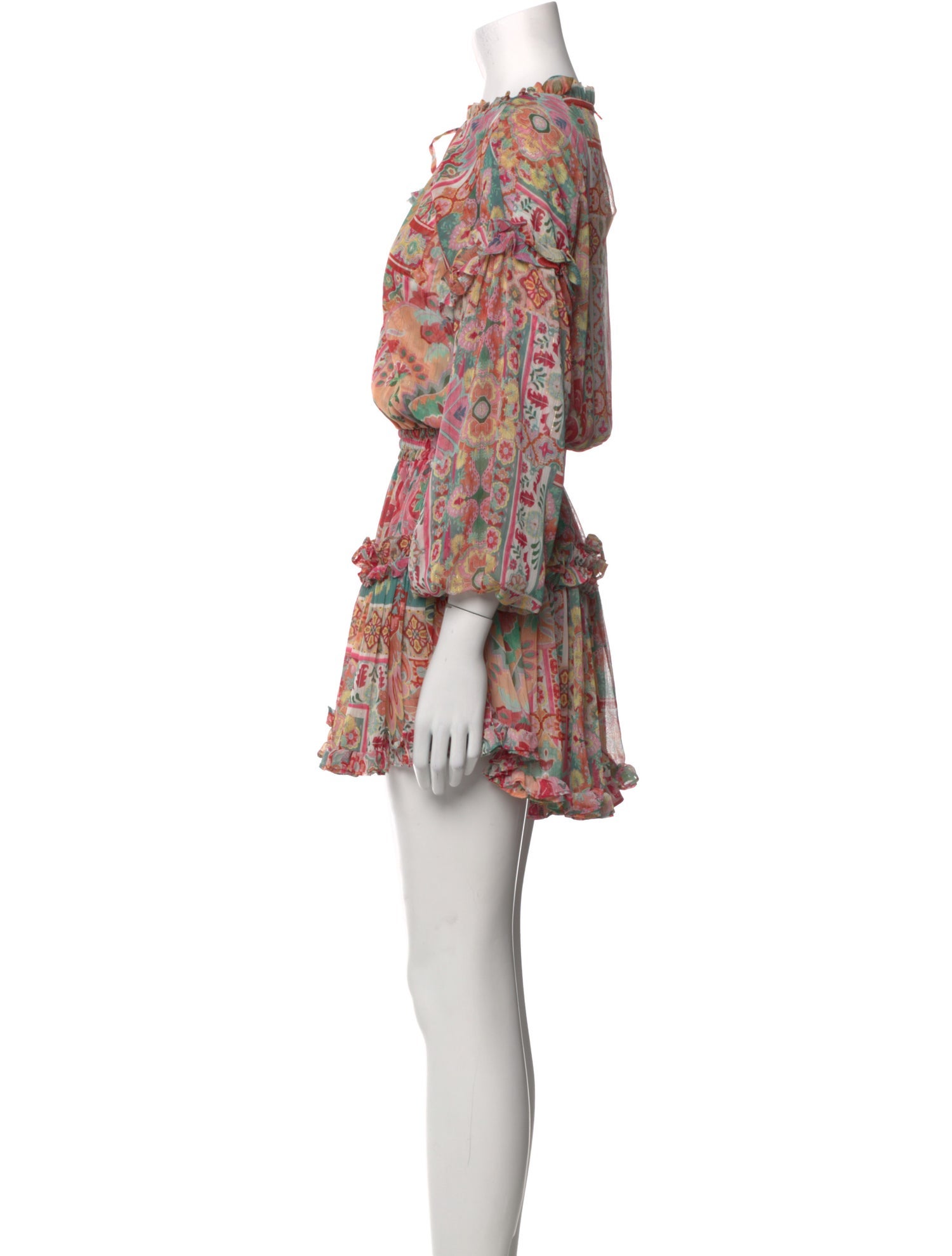 MISA Los Angeles Printed Mini Dress