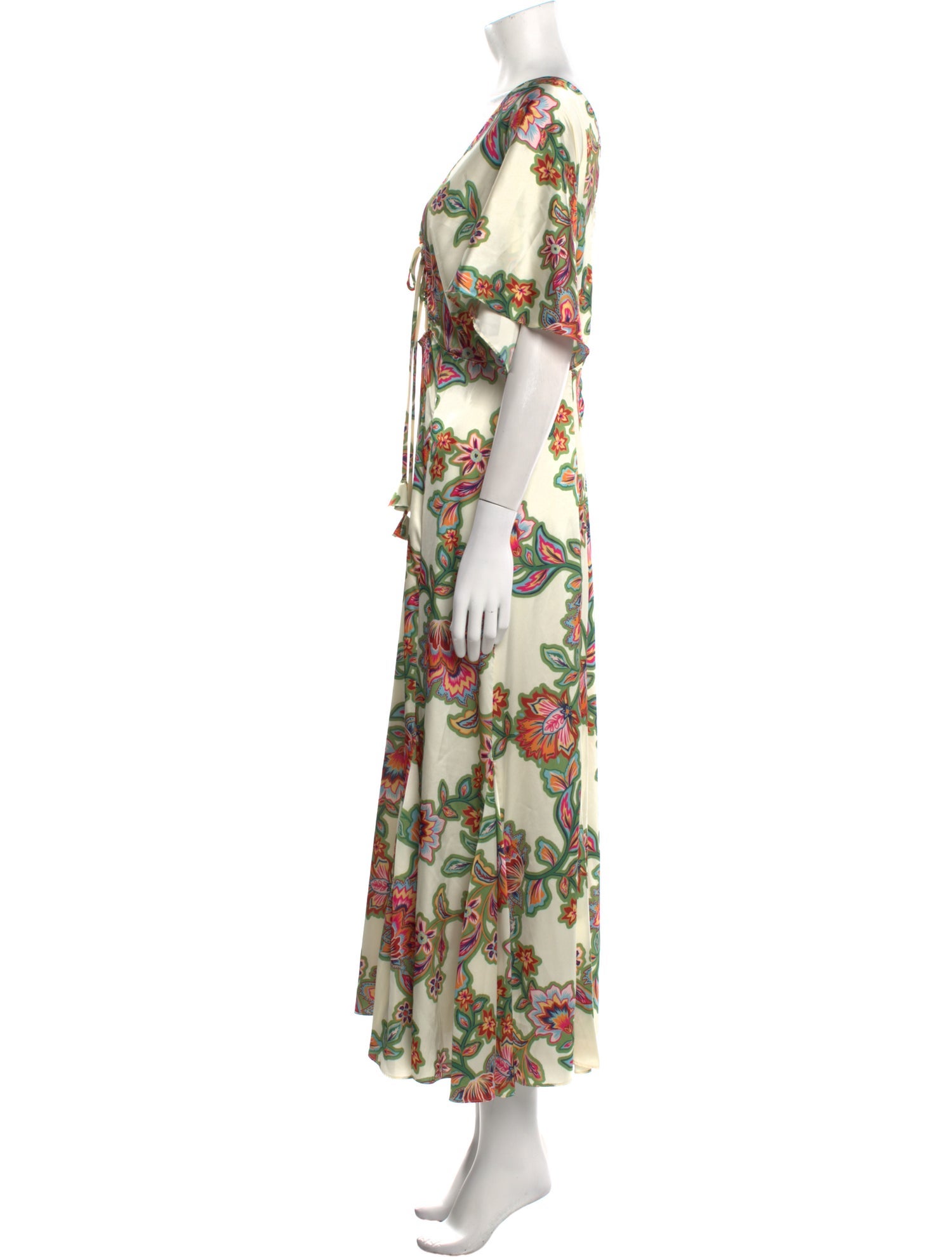 MISA Los Angeles Floral Print Long Dress