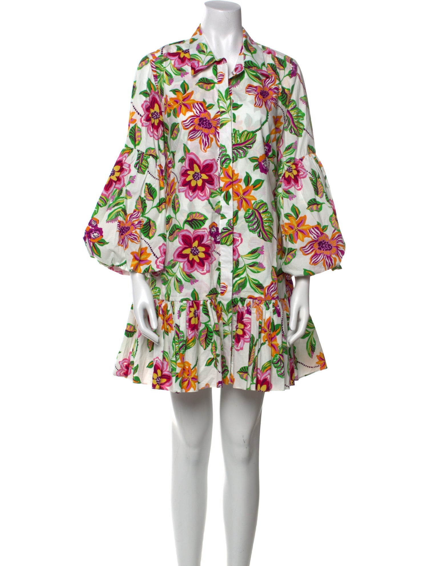 MISA Los Angeles Floral Print Mini Dress