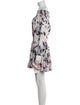 MISA Los Angeles Floral Print Mini Dress