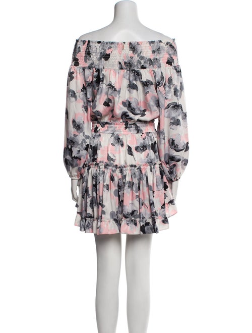 MISA Los Angeles Floral Print Mini Dress