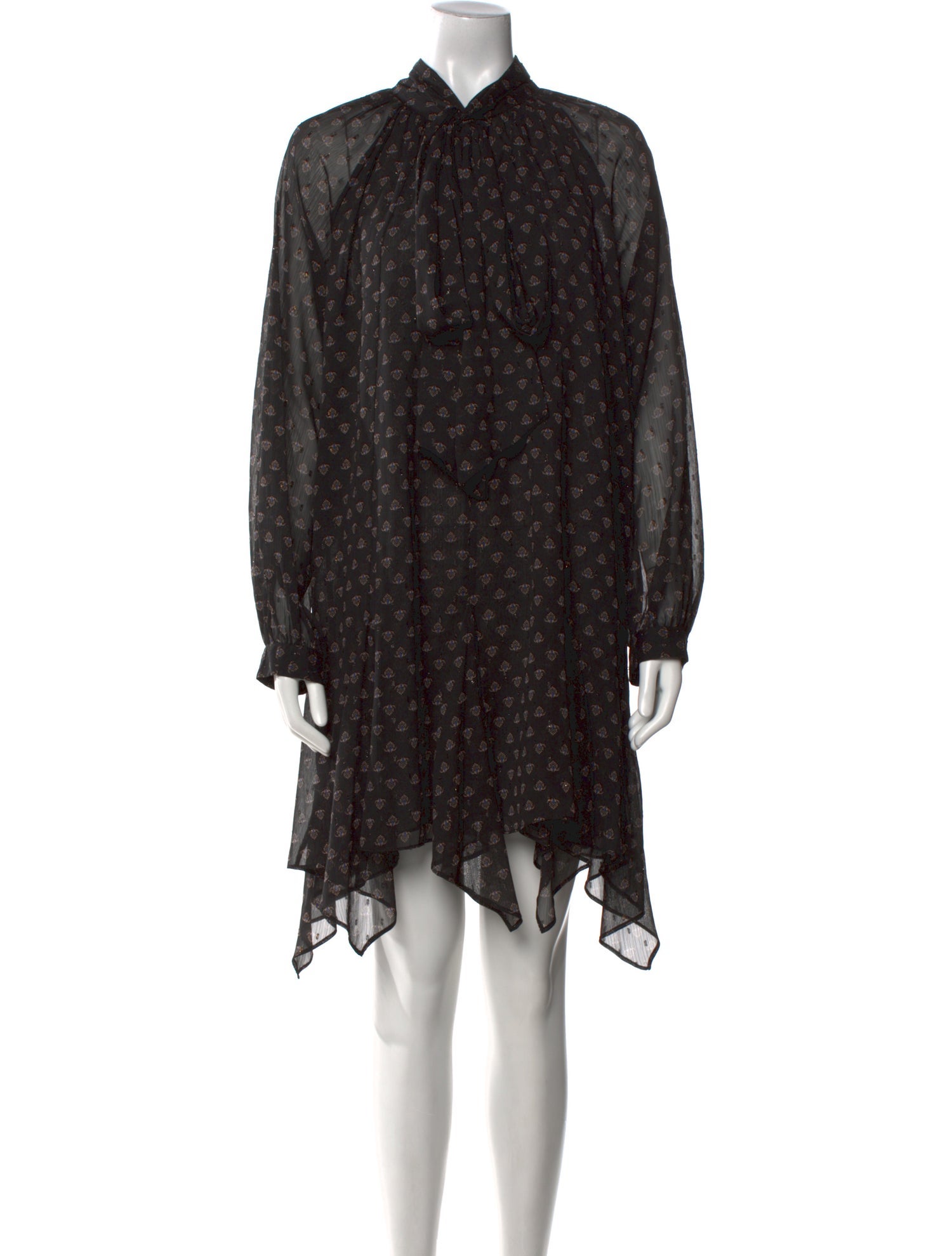 MISA Los Angeles Floral Print Mini Dress