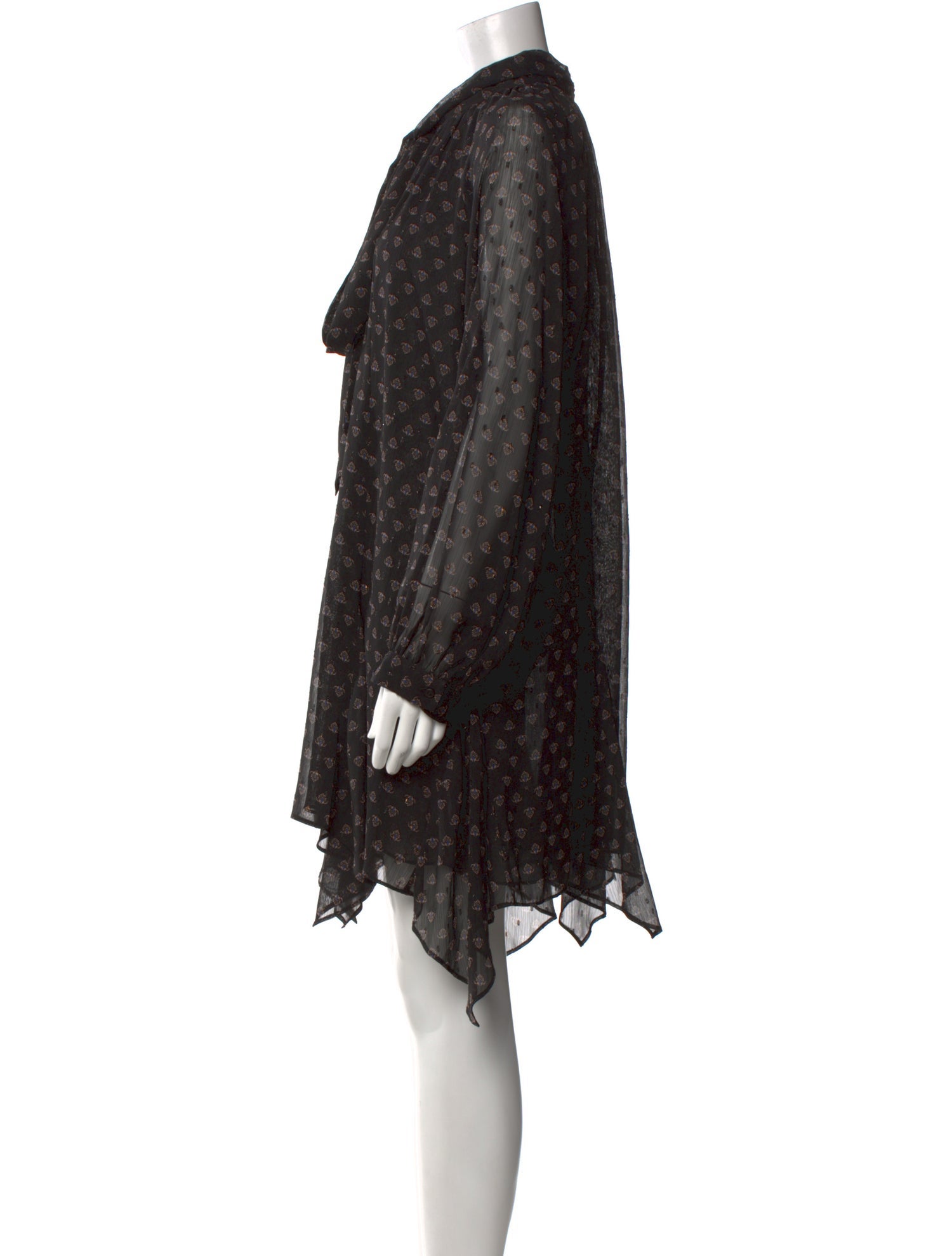 MISA Los Angeles Floral Print Mini Dress