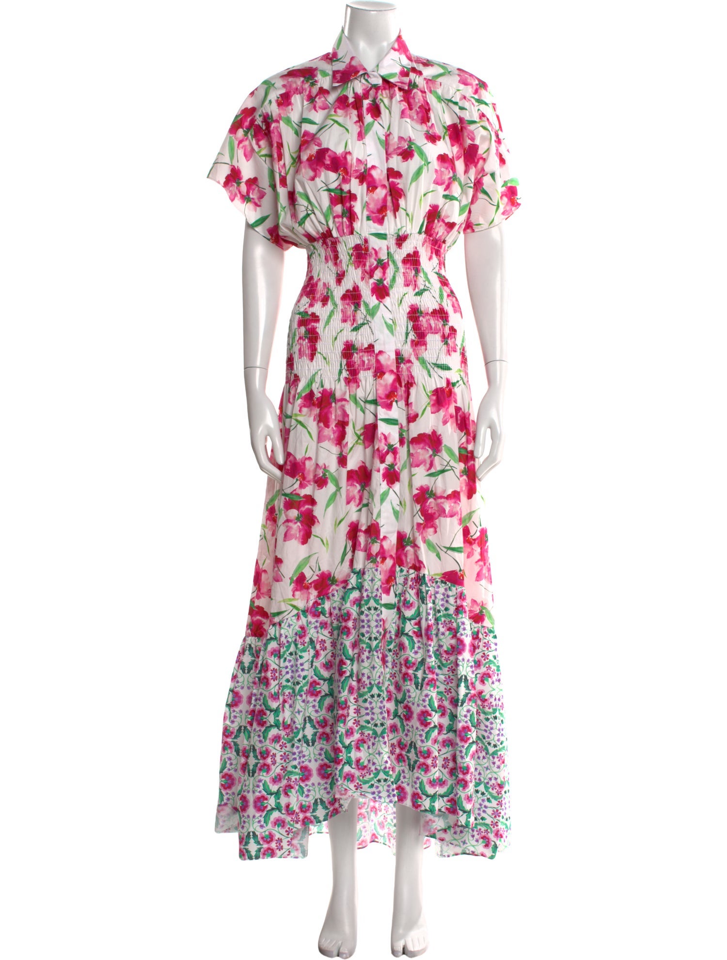MISA Los Angeles Floral Print Long Dress