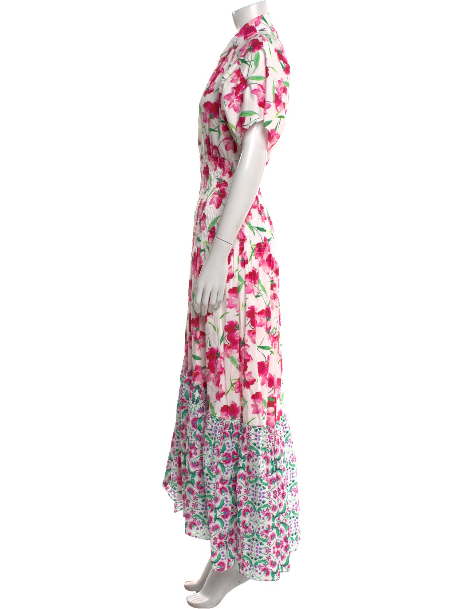 MISA Los Angeles Floral Print Long Dress