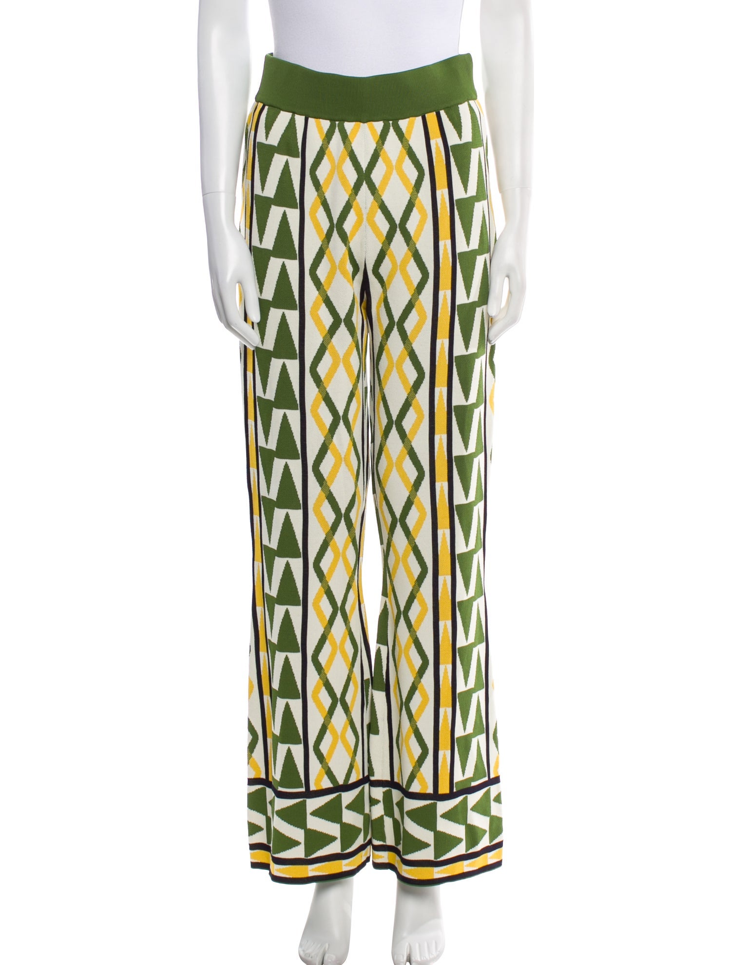 MISA Los Angeles Printed Wide Leg Pants