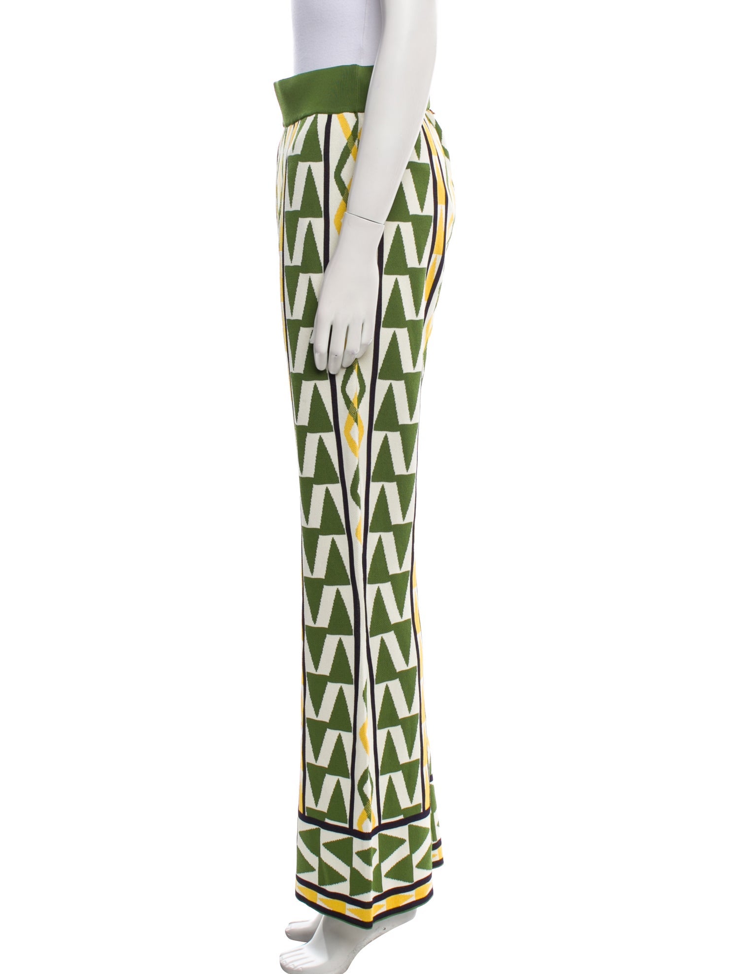 MISA Los Angeles Printed Wide Leg Pants
