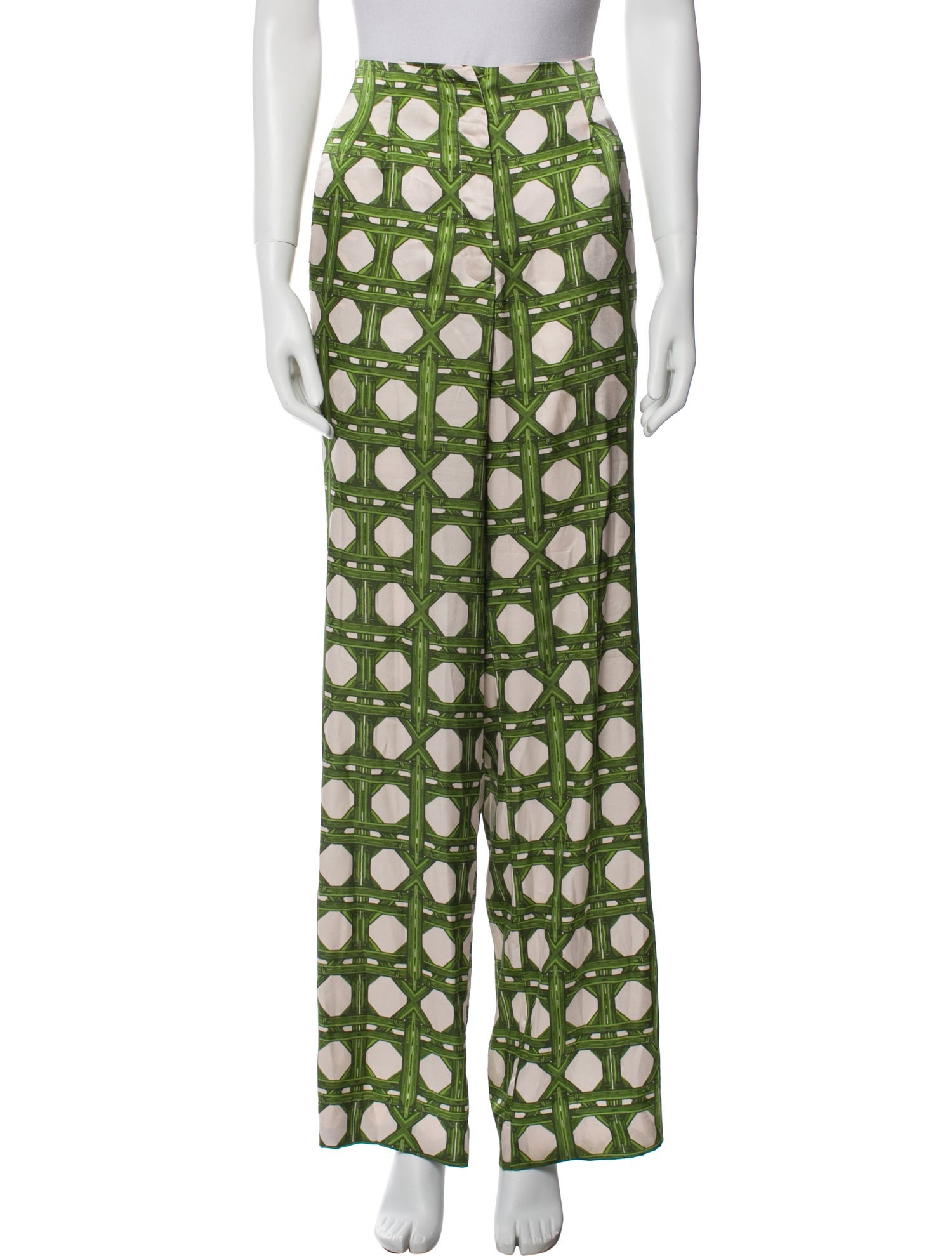 MISA Los Angeles Printed Wide Leg Pants