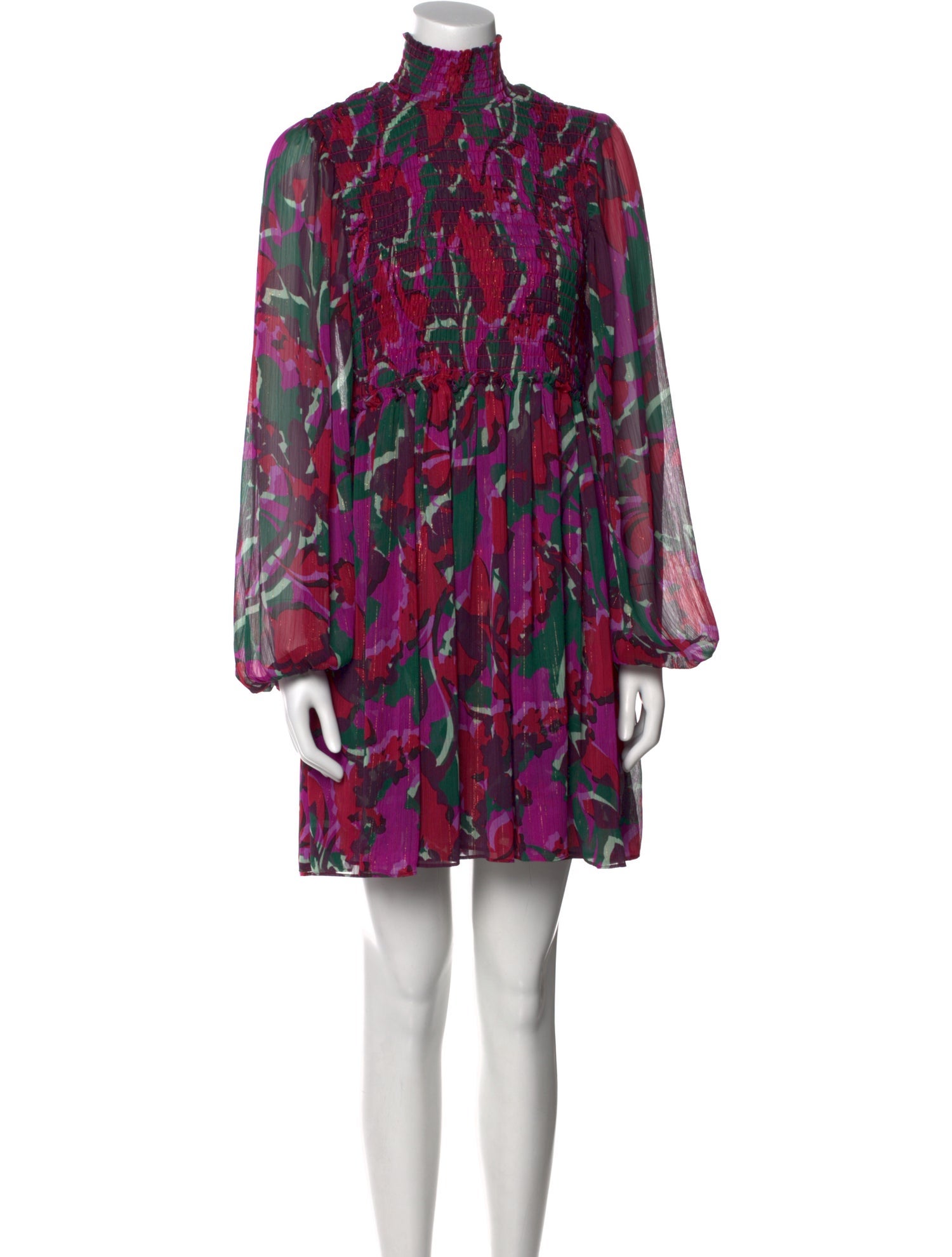 MISA Los Angeles Printed Mini Dress