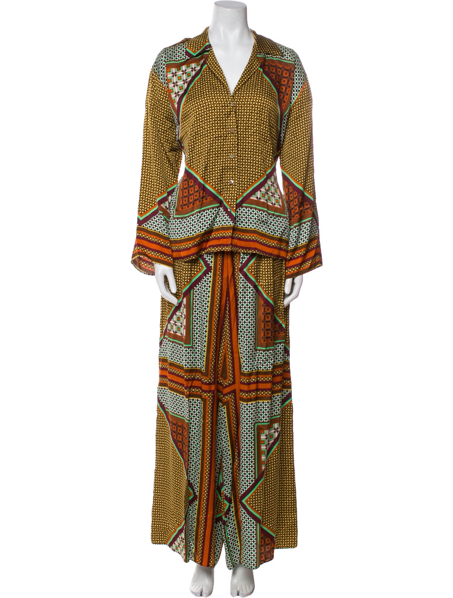 MISA Los Angeles Printed Pantsuit