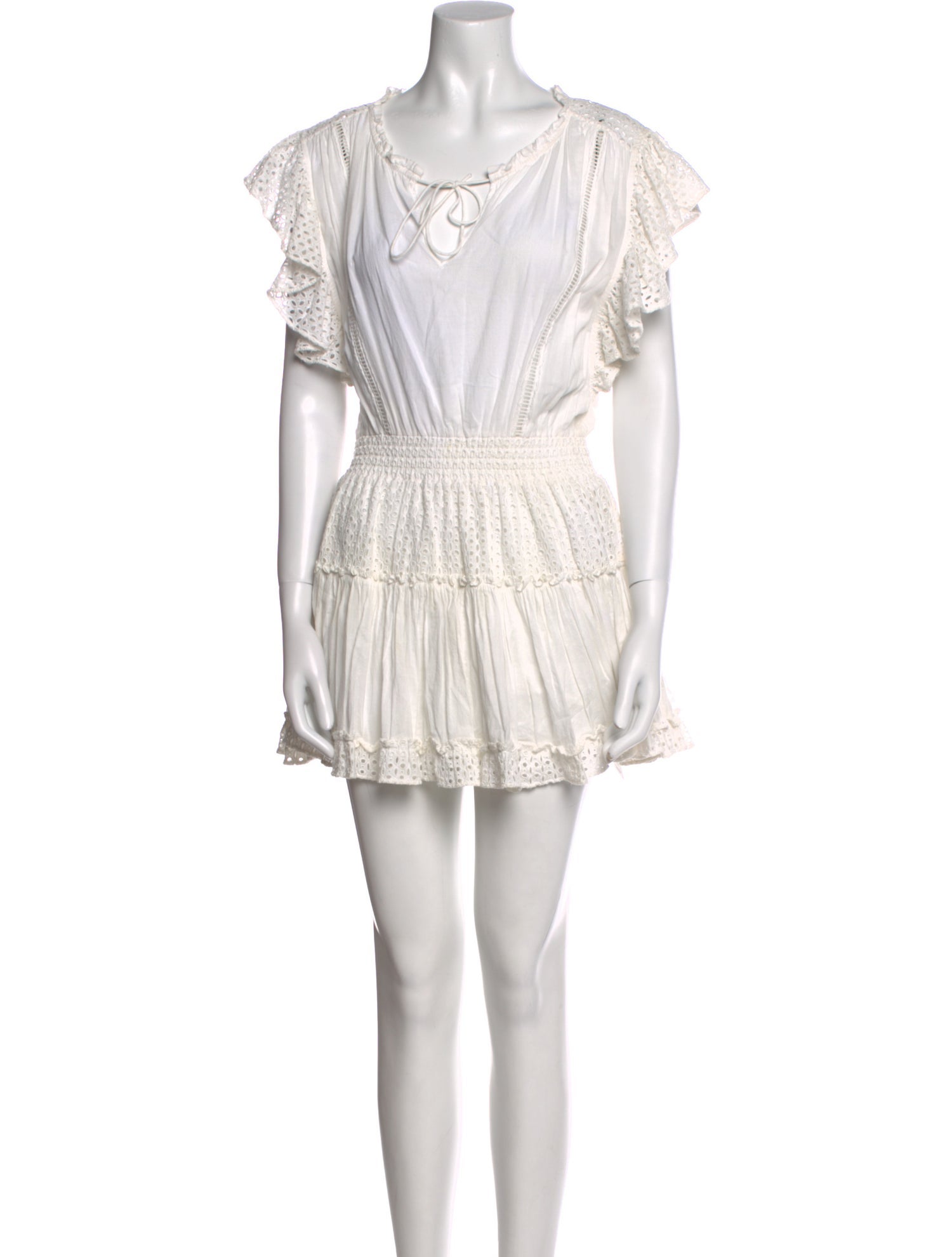 MISA Los Angeles V-Neck Mini Dress