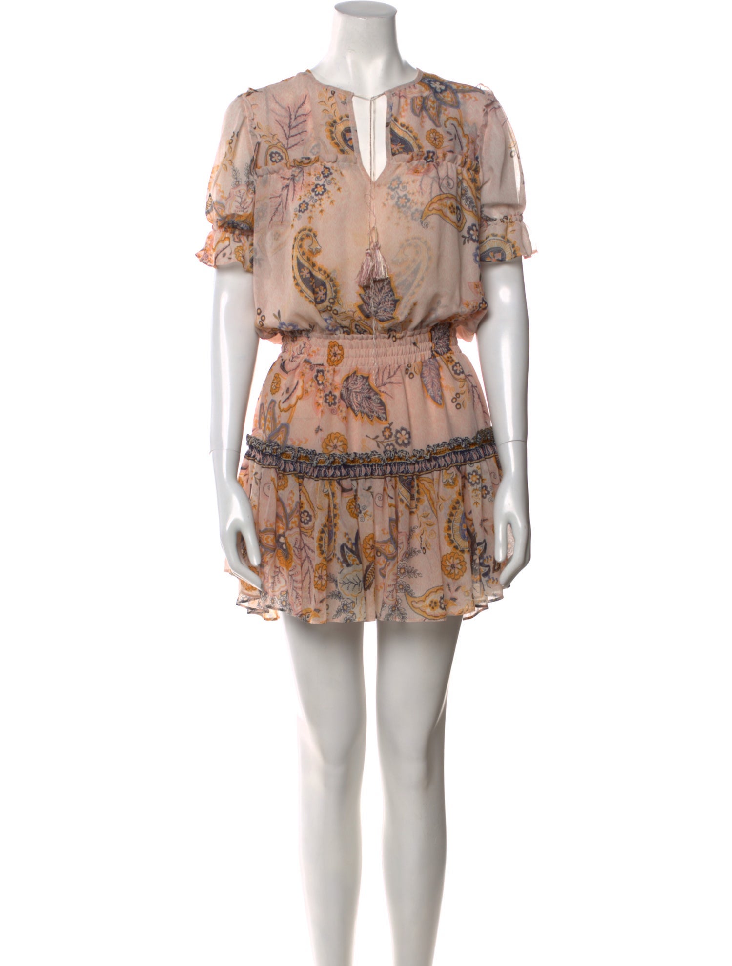 MISA Los Angeles Printed Mini Dress