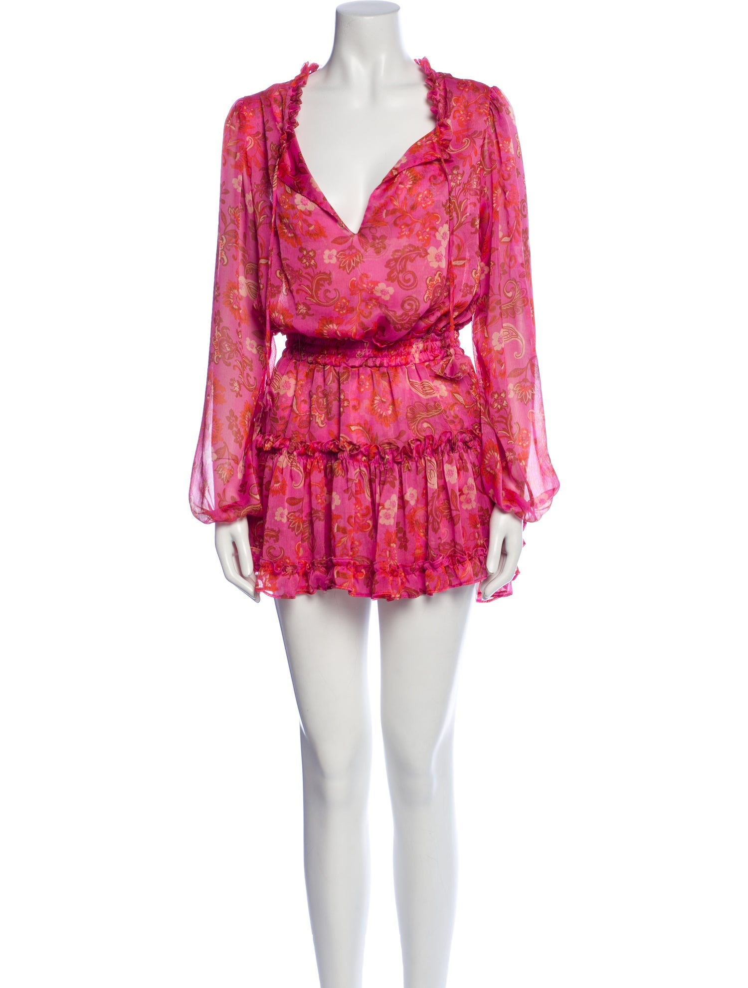 MISA Los Angeles Printed Mini Dress