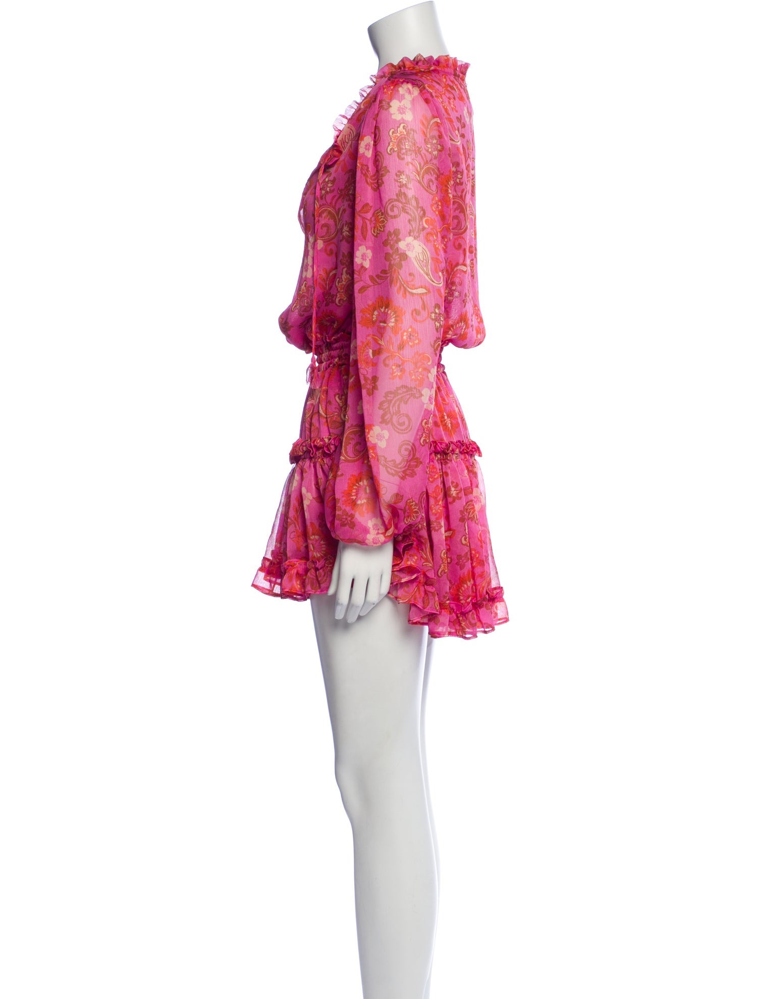 MISA Los Angeles Printed Mini Dress