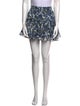 MISA Los Angeles Floral Print Mini Skirt