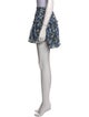MISA Los Angeles Floral Print Mini Skirt