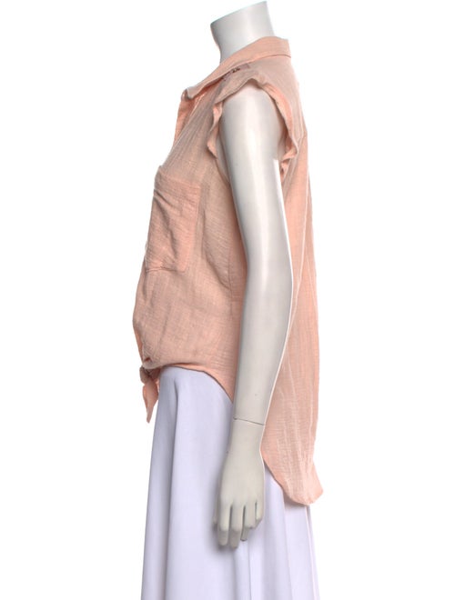 MISA Los Angeles Short Sleeve Button-Up Top