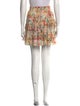 MISA Los Angeles Floral Print Mini Skirt