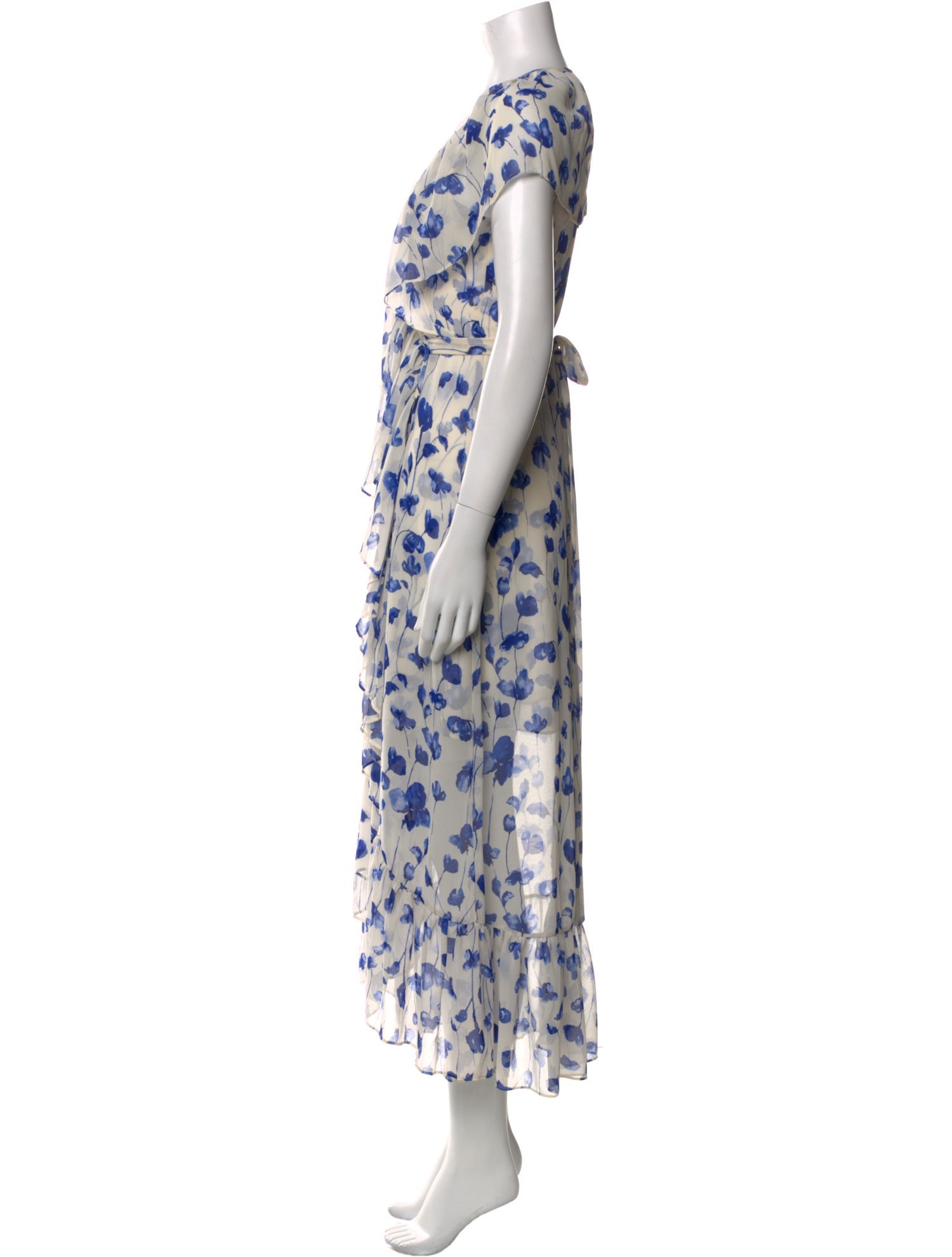 MISA Los Angeles Floral Print Long Dress